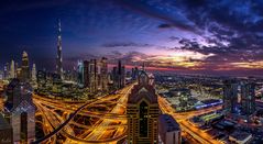 Blick vom Shangri-La-Hotel in Dubai