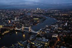 Blick vom Shard auf London