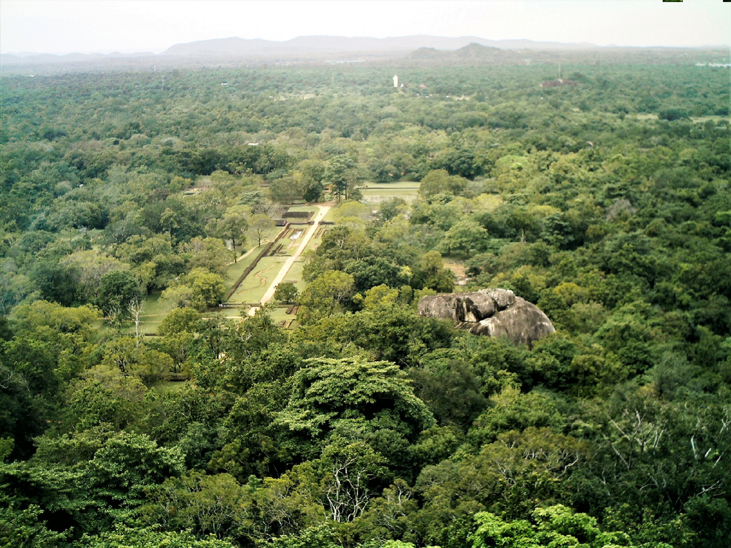 Blick vom Sigiriyafelsen