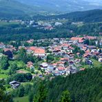 Blick vom Silberberg auf Bodenmais…