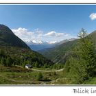 Blick vom Simplonpass ins Rhonetal