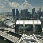 Blick vom Singapore Flyer