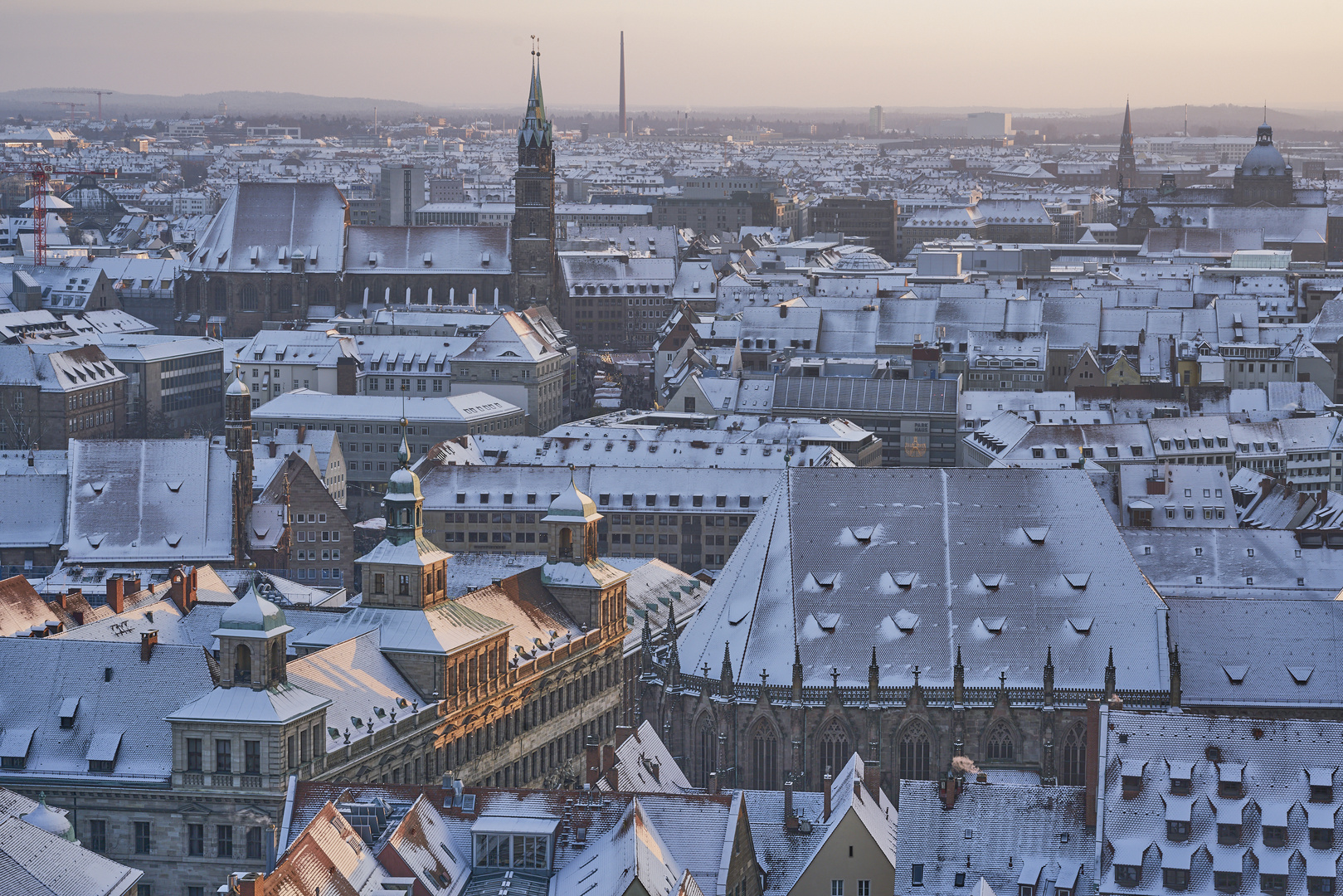 Blick vom Sinwellturm über die Altstadt