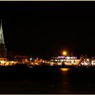 Blick vom Skandinavienkai auf Travemünde