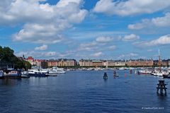 Blick vom Skeppsholmen Brücke nach Normalm