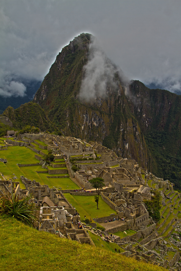 Blick vom Sonnentempel auf Waynapicchu