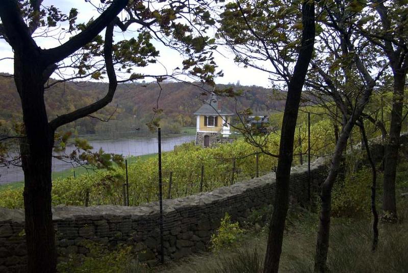 Blick vom Spaargebirge auf die Elbe