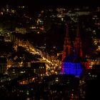 Blick vom Spiegelslustturm auf die Elisabethkirche 