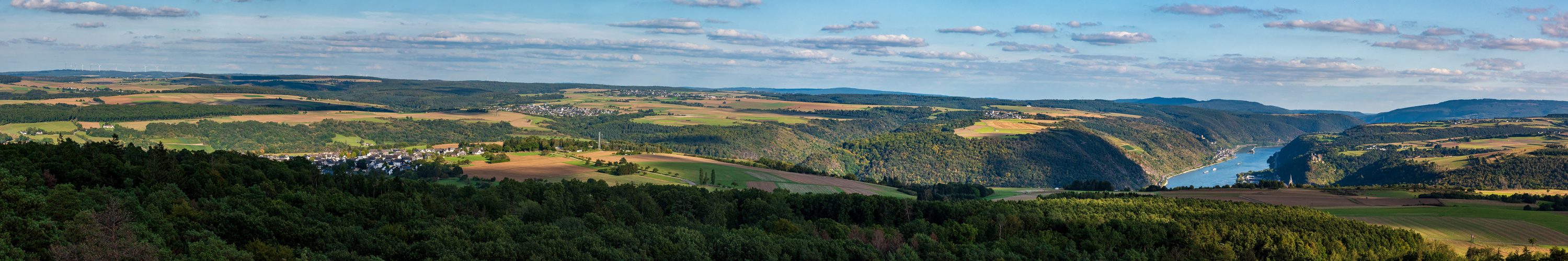 Blick vom spitzen Stein bei Niederburg