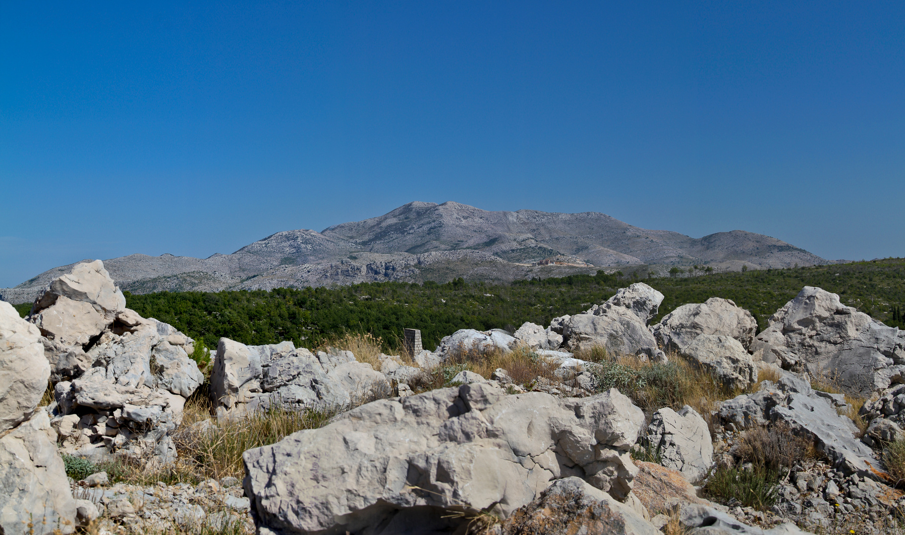 Blick vom Srd in die Herzegovina