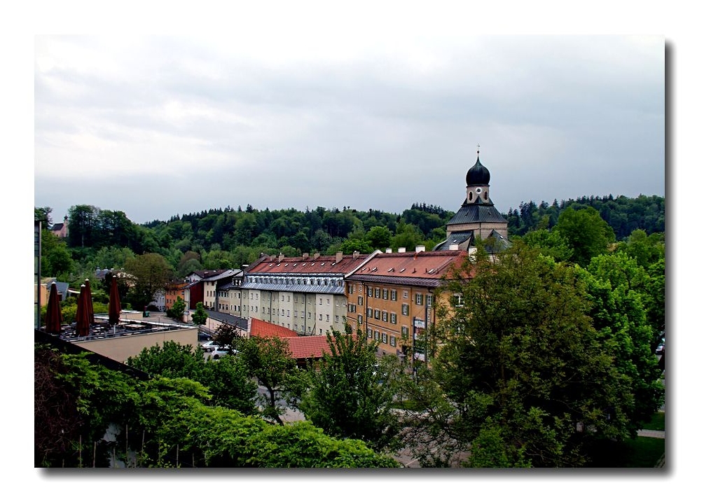 blick vom stadtaufzug ...