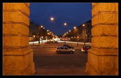 Blick vom Stadttheater Richtung Königsplatz