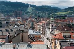 Blick vom Stadtturm in Innsbruck