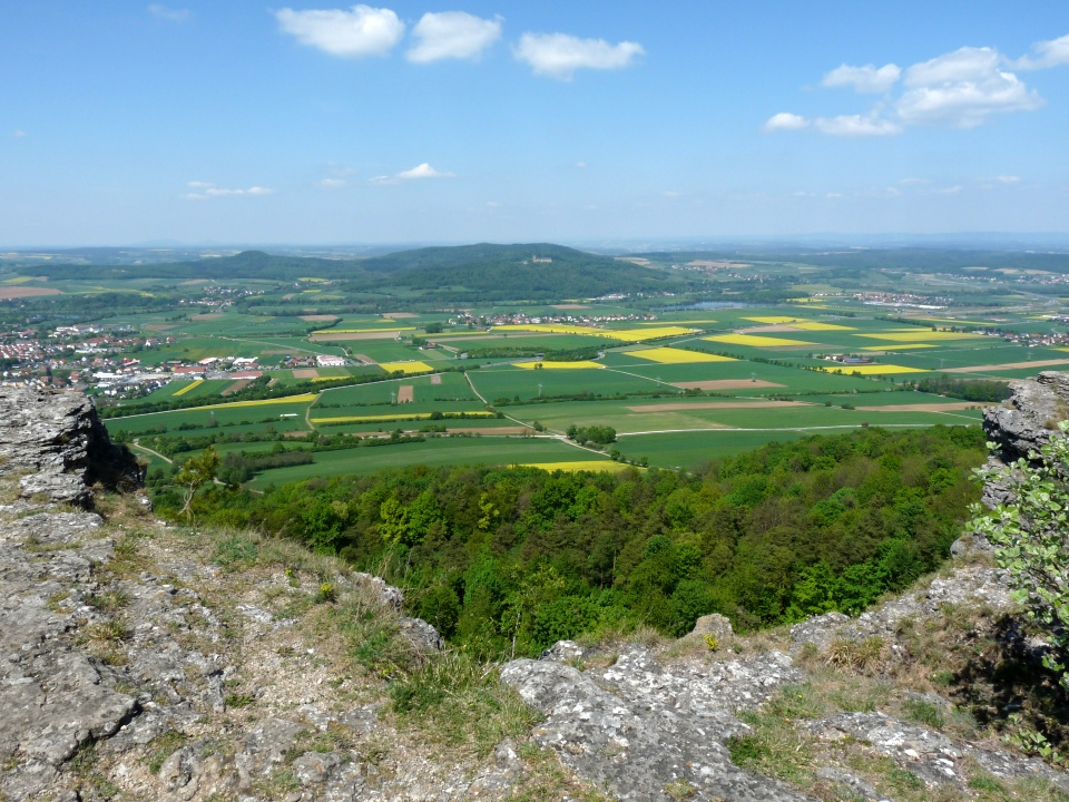 Blick vom Staffelberg in Richtung Kloster Banz