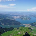 Blick vom Stanserhorn auf den Vierwaldstättersee