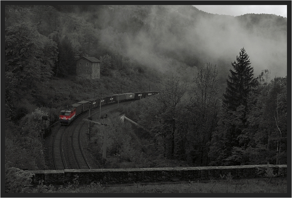 Blick vom Steinbauer Tunnel