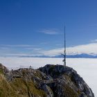 Blick vom Stockhorn aufs Nebelmeer