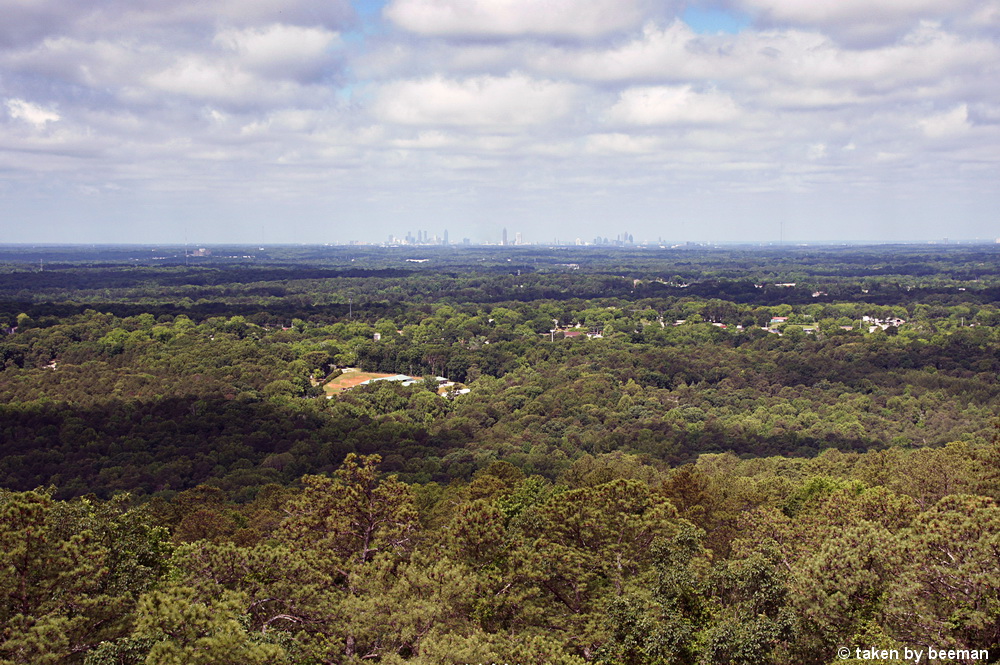 Blick vom Stone Mountain