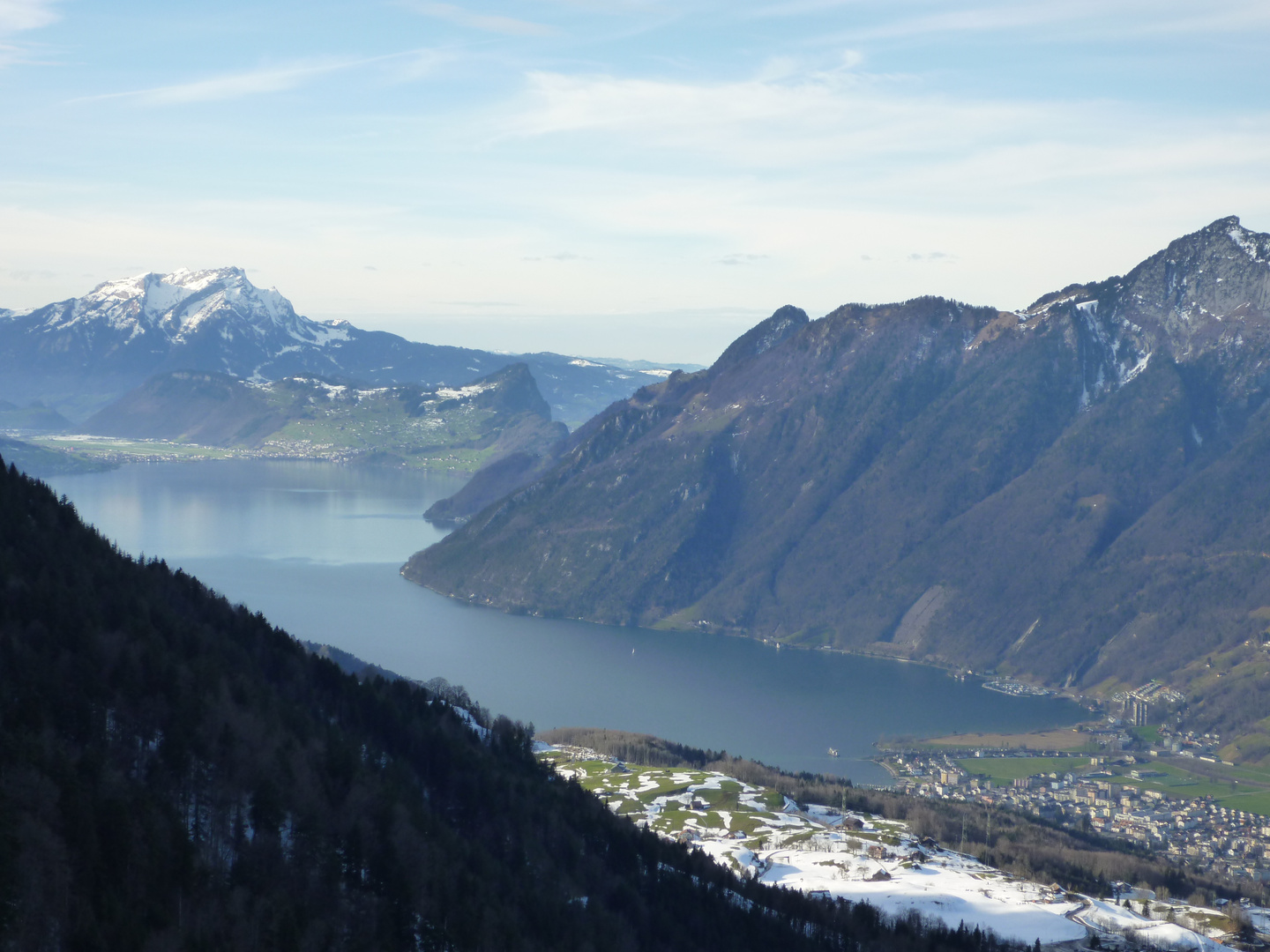 Blick vom Stoos auf den Lauerzersee