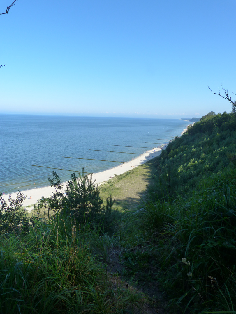 Blick vom Streckelsberg auf die Ostsee (Insel Usedom)