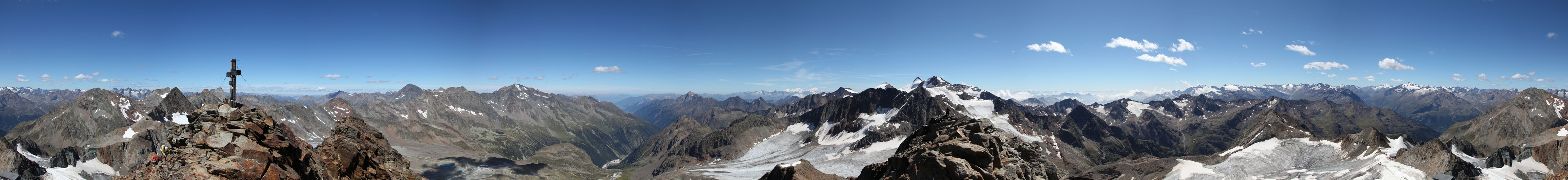 Blick vom Stubaitaler Gletscher