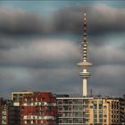 * Blick vom Süden auf die Hafen-City *