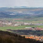 Blick vom Südharz bis in den Harz