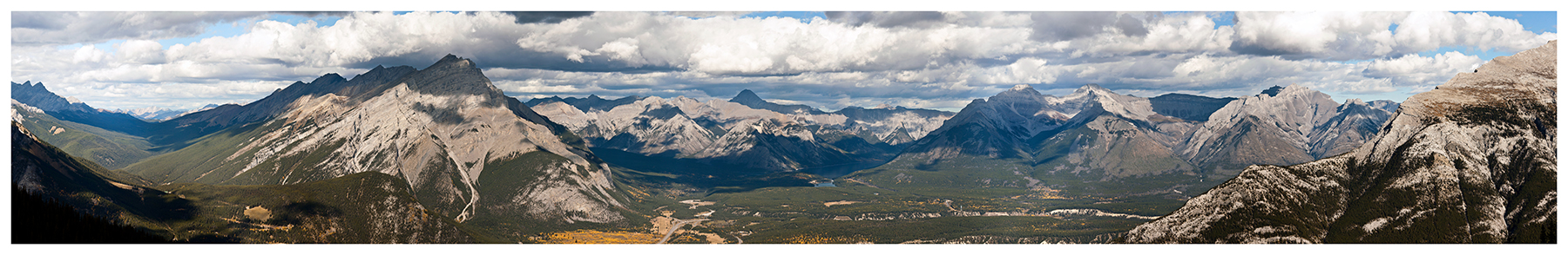 Blick vom Sulphur Mountain - Banff Nationalpark