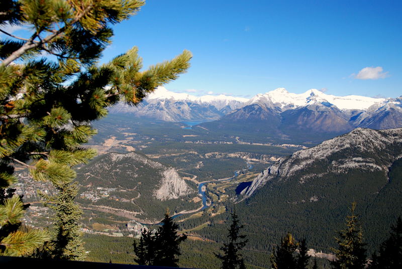 Blick vom Sulphur Mountain