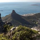 Blick vom Tafelberg auf den Lion's Head