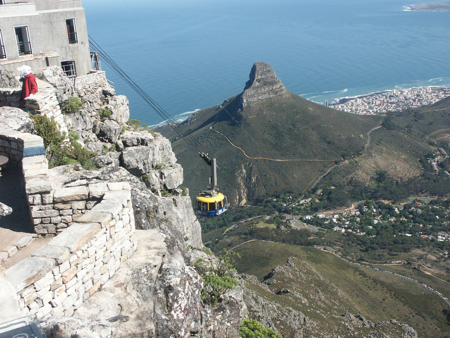 Blick vom Tafelberg zu" The Lion"