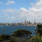 Blick vom Taronga-Zoo auf die City