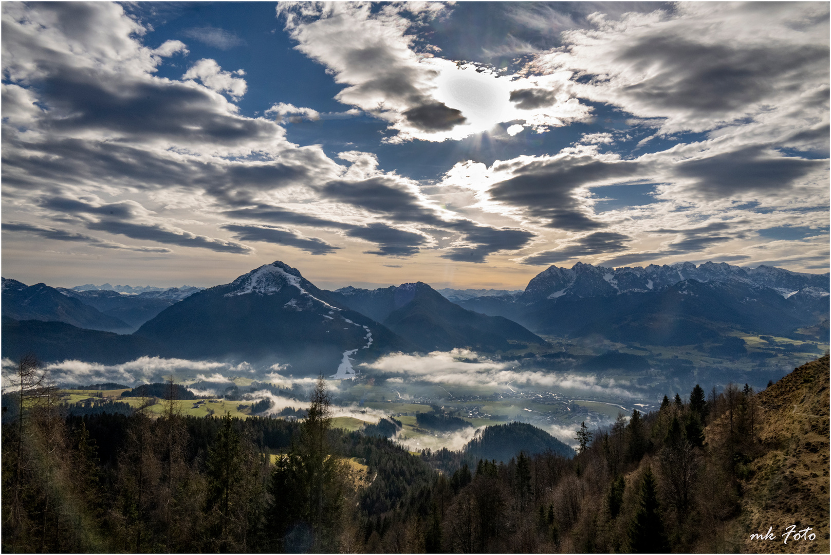 Blick vom Taubenseehaus