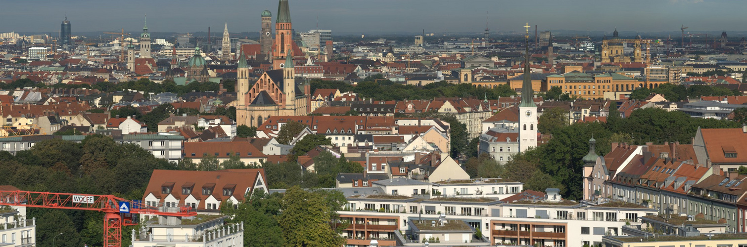 Blick vom Technischen Rathaus München