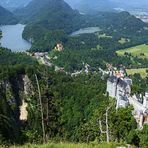 Blick vom Tegelberg 1730 m ü. M