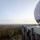 Blick vom Teufelsberg Richtung Funkturm und Fernsehturm