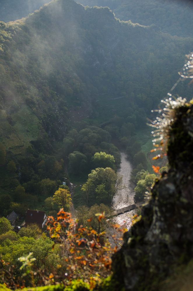 Blick vom Teufelsloch runter auf die Ahr