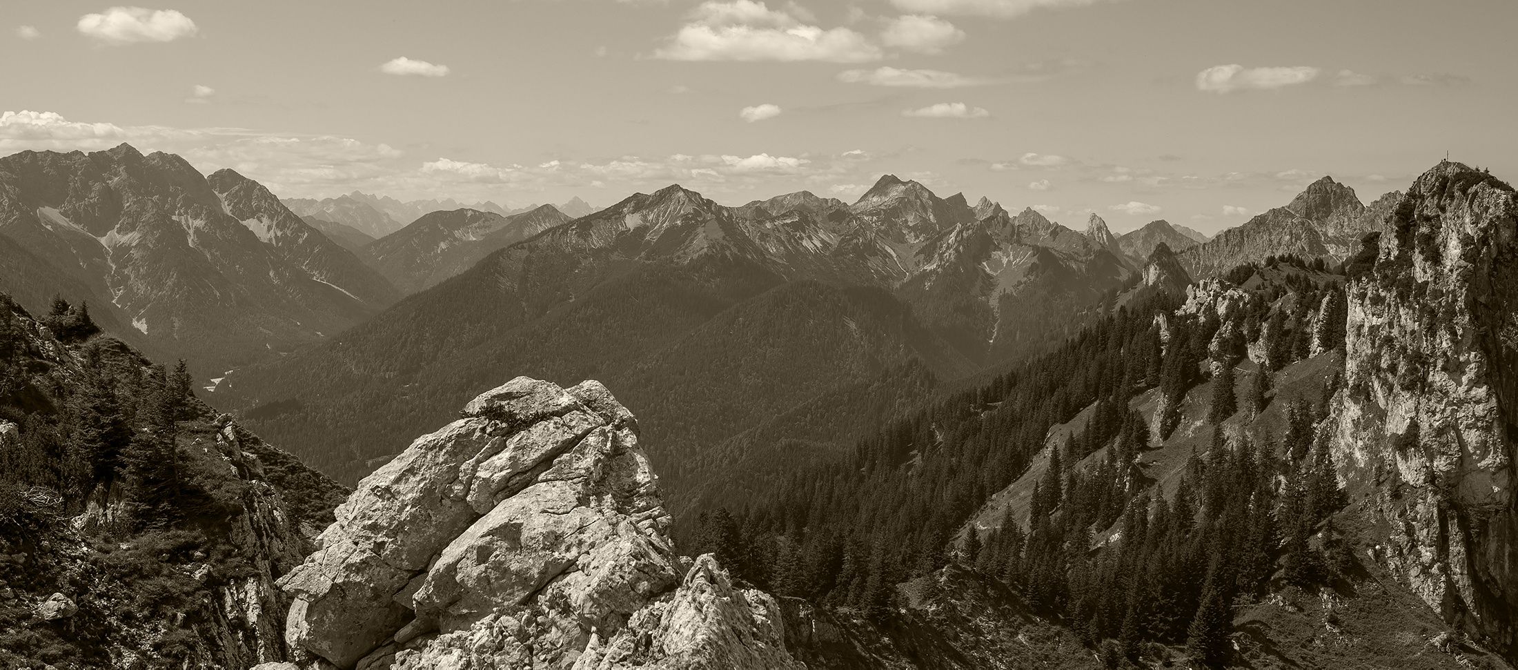 Blick vom Teufelsstättkopf