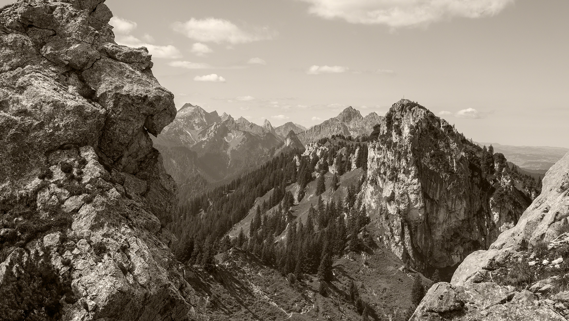 Blick vom Teufelsstättkopf