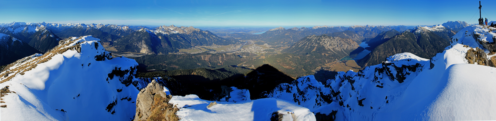 Blick vom Thaneller nach Norden!