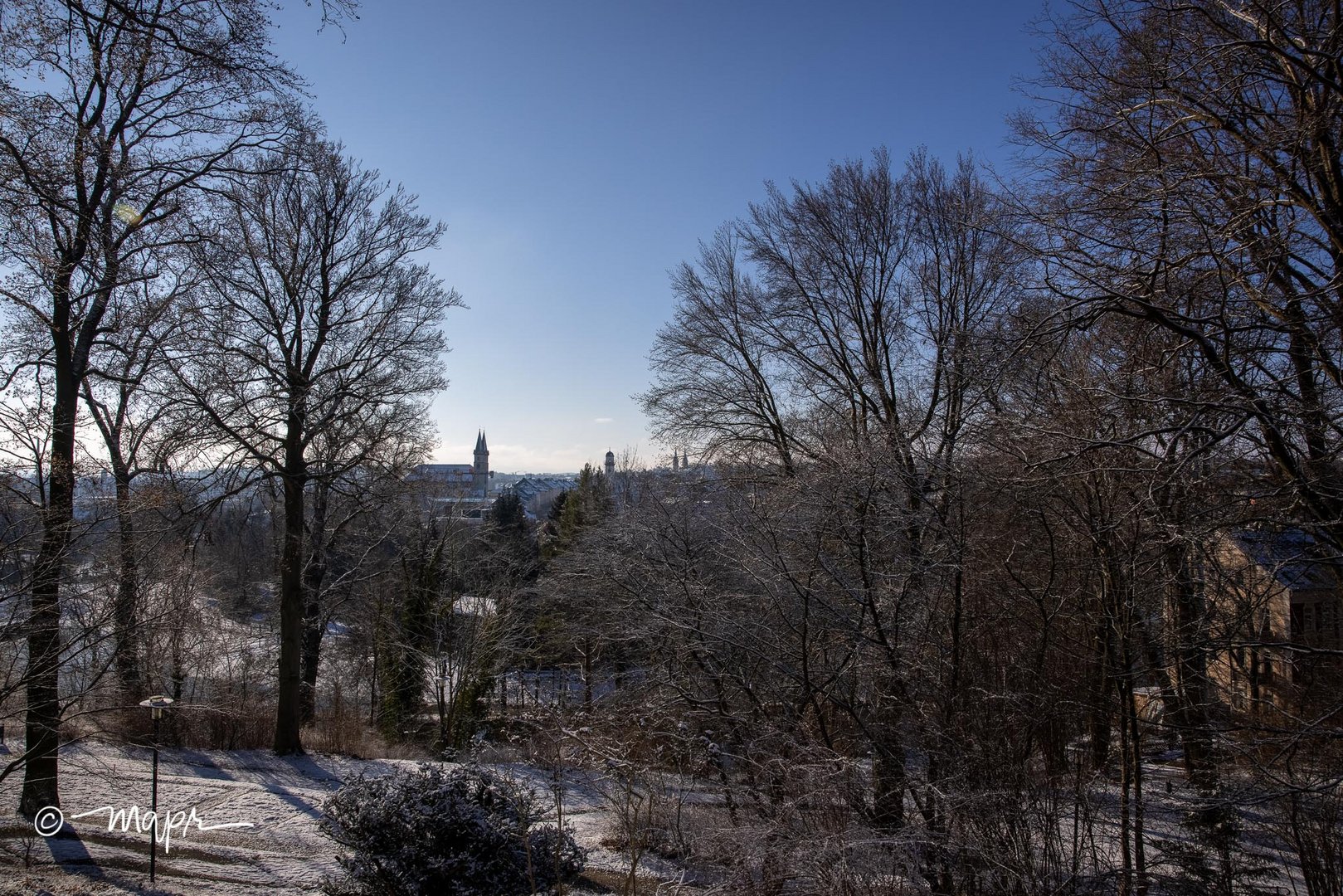 Blick vom Theresienstein nach Hof