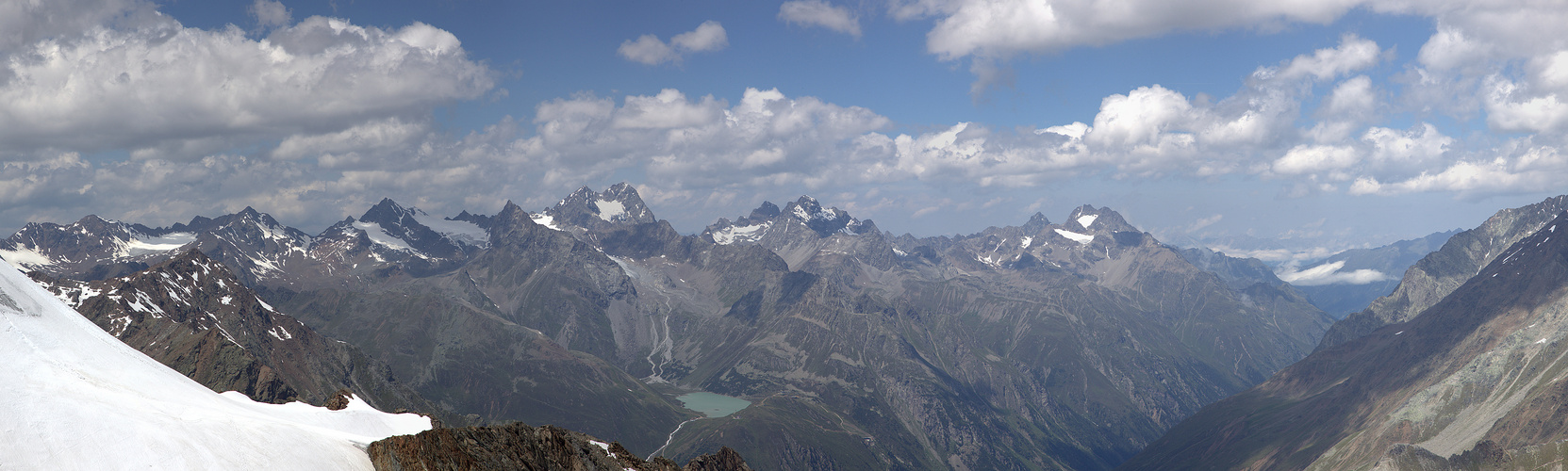 Blick vom Tiefenbachjoch