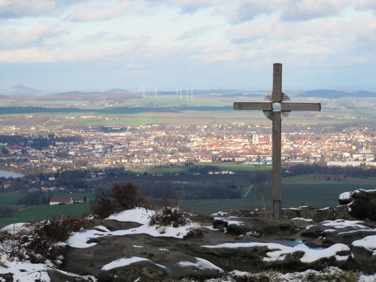 Blick vom Töpfer in Richtung Zittau