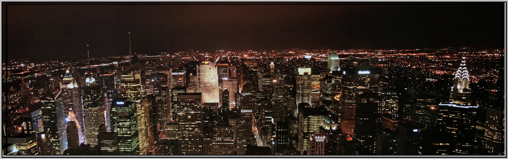 Blick vom Top of the Rock, New York!*