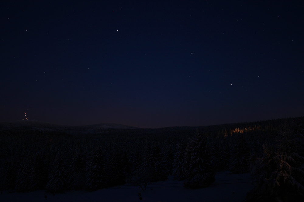 Blick vom Torfhaus zum Brocken