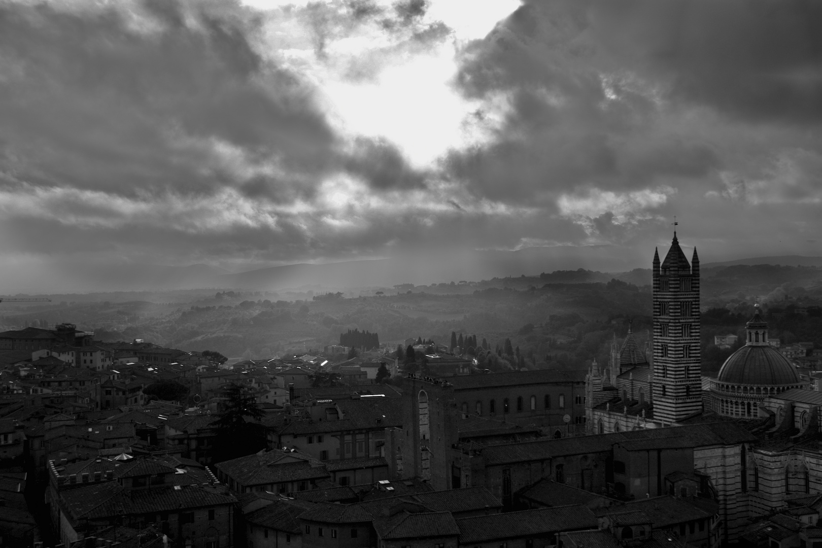 Blick vom Torre del Mangia