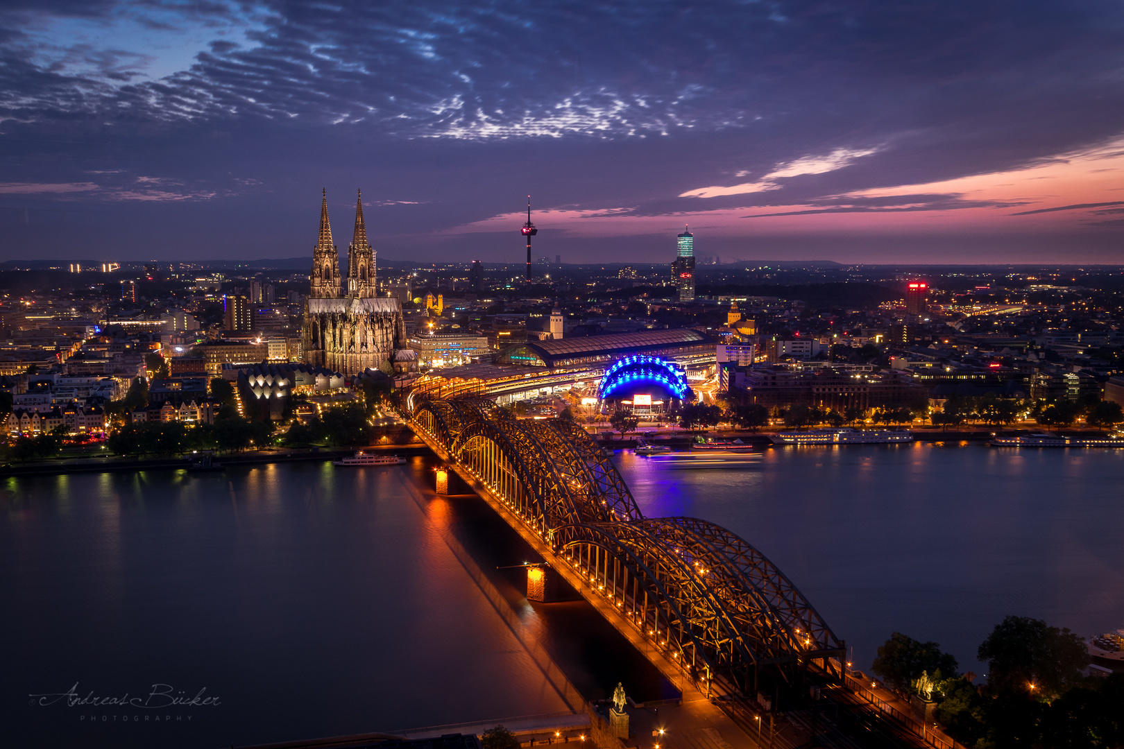 Blick vom Triangle Tower in Köln