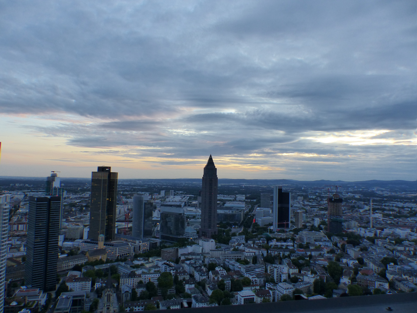 Blick vom Trianon Tower in Frankfurt/Main