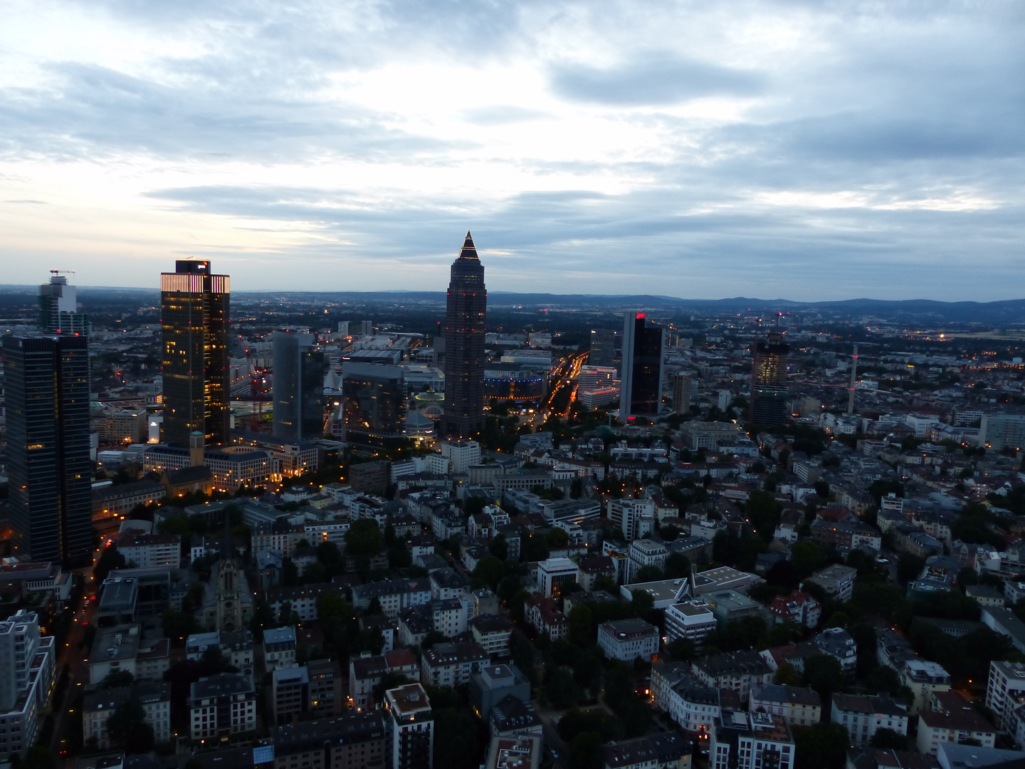 Blick vom Trianon Tower in Frankfurt/Main