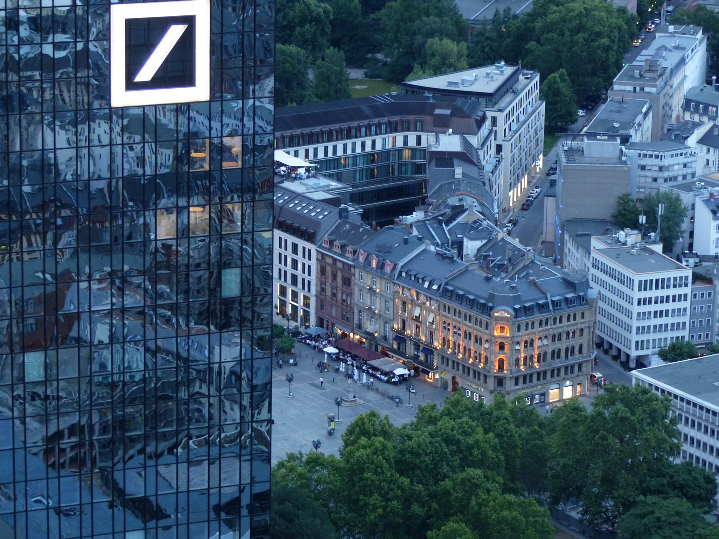 Blick vom Trianon Tower in Frankfurt/Main